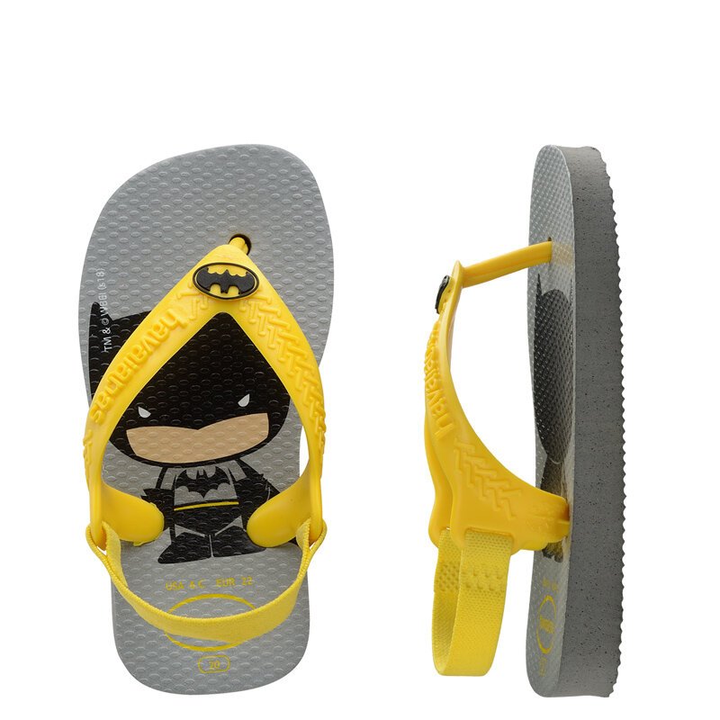 Havaianas Baby Heroes Steel Grey FOOTWEAR Infant Kids Clothing NZ Shop Online Kid Republic S19 20 Havaianas