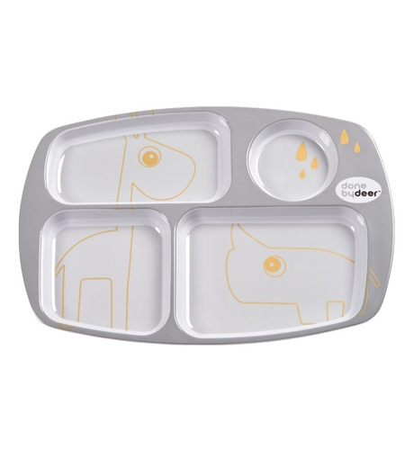 DBD Compartment Plate - Grey/Gold