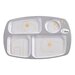 DBD Compartment Plate - Grey/Gold