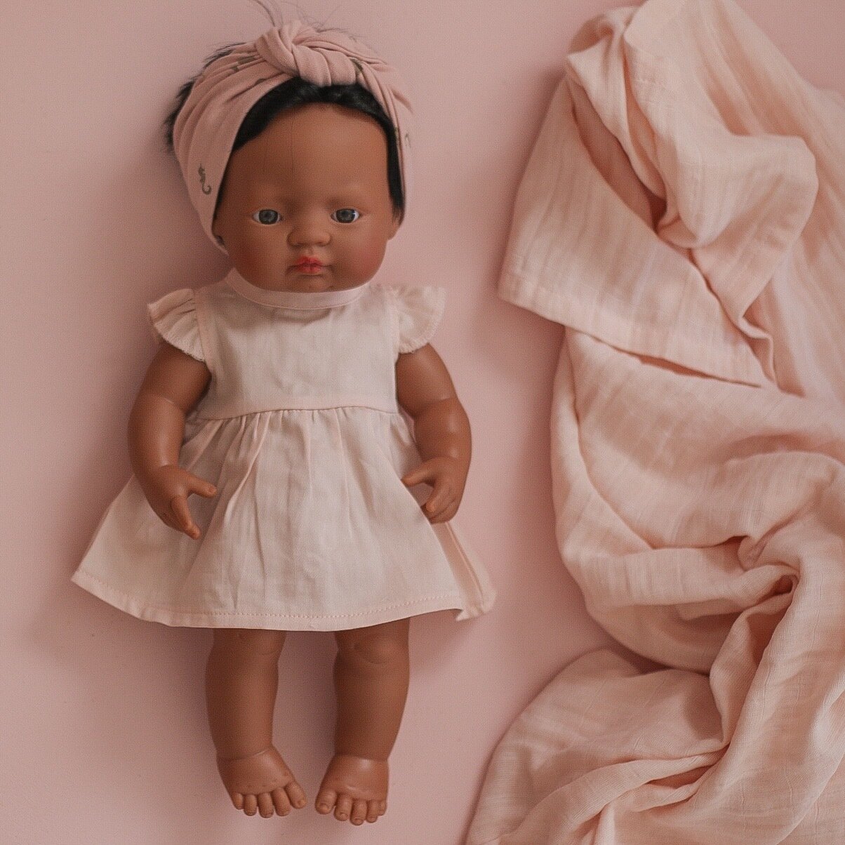 Burrow Be Blush Flutter Doll Dress for 38cm Doll PLAY Dolls Acc. Kids Clothing NZ Shop Online Kid Republic Burrow Be