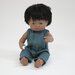 Burrow & Be Teal Long Dolls Romper for 38cm Doll