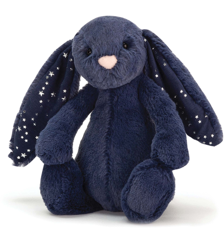 Jellycat Bashful Blue Stardust Bunny - Medium