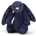 Jellycat Bashful Blue Stardust Bunny - Medium