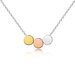 Three Floating Circles Adults Necklace