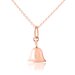 Twinkle Bell Pendant & Necklace - Rose Gold