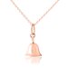 Twinkle Bell Pendant & Necklace - Rose Gold