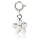 Flickering Flower Charm - Silver