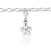 Flickering Flower Charm - Silver