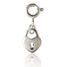 Love Lock Charm - Silver