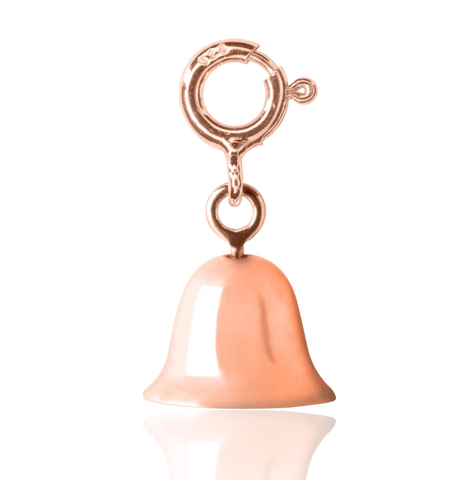 Twinkle Bell Charm - Rose Gold