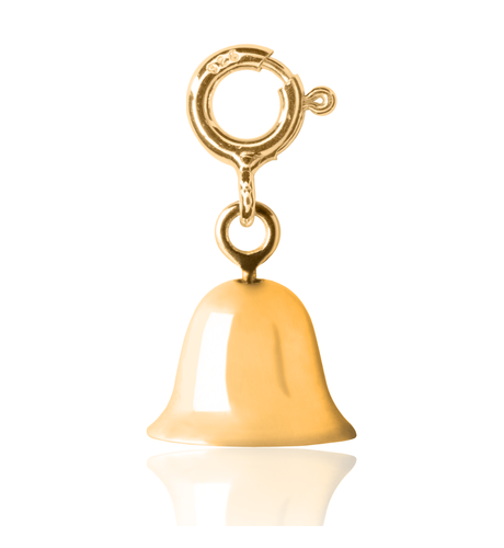Twinkle Bell Charm - Yellow Gold