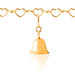 Twinkle Bell Charm - Yellow Gold