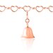 Twinkle Bell Charm - Rose Gold