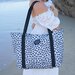 Little Renegade Snow Leopard Large Tote Bag