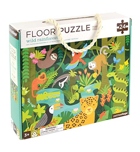 Petit Collage Wild Rainforest Floor Puzzle