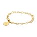 Chain of Hearts Charm Bracelet - Yellow Gold