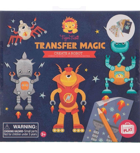 Tiger Tribe Transfer Magic - Create a Robot