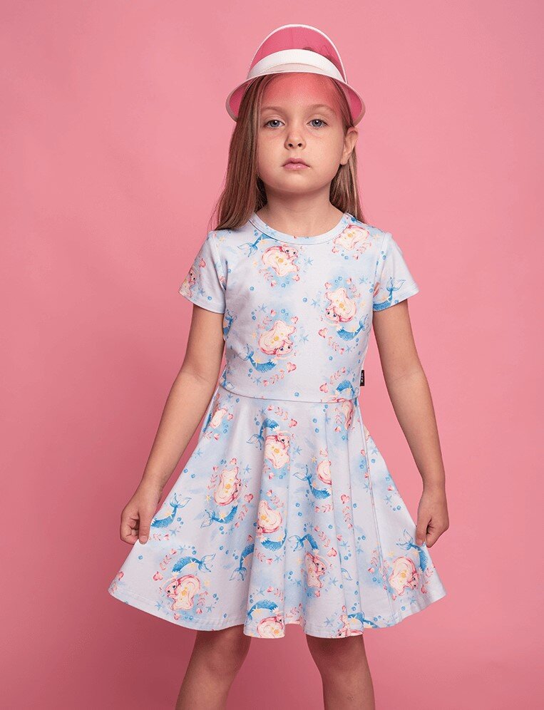 Rock Your Kid Under The Sea Waisted Dress - SALE-Sale Girls Clothing ...
