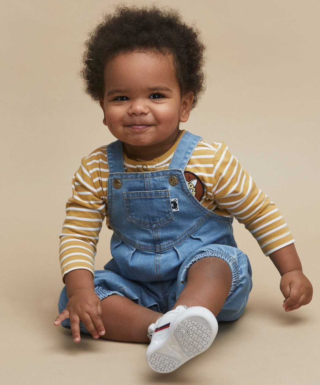 Huxbaby Denim Overalls - CLOTHING-BABY-Baby L/S Tees : Kids Clothing NZ ...