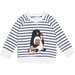 Huxbaby Penguin Stripe Sweatshirt