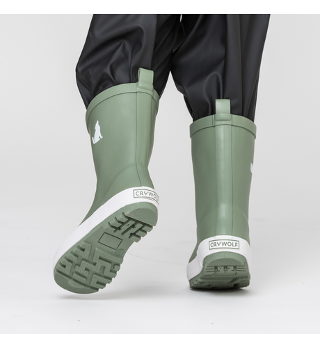 Crywolf Rain Boots - Sage - CLOTHING-RAINWEAR : Kids Clothing NZ : Shop ...