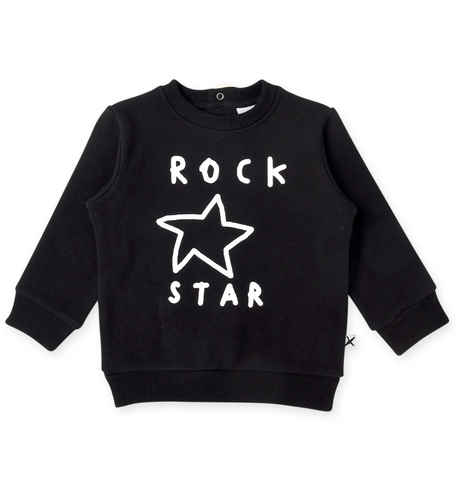 Minti Baby Rock Star Furry Crew - Black