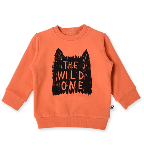 Minti Baby The Wild One Furry Crew - Rusty Orange