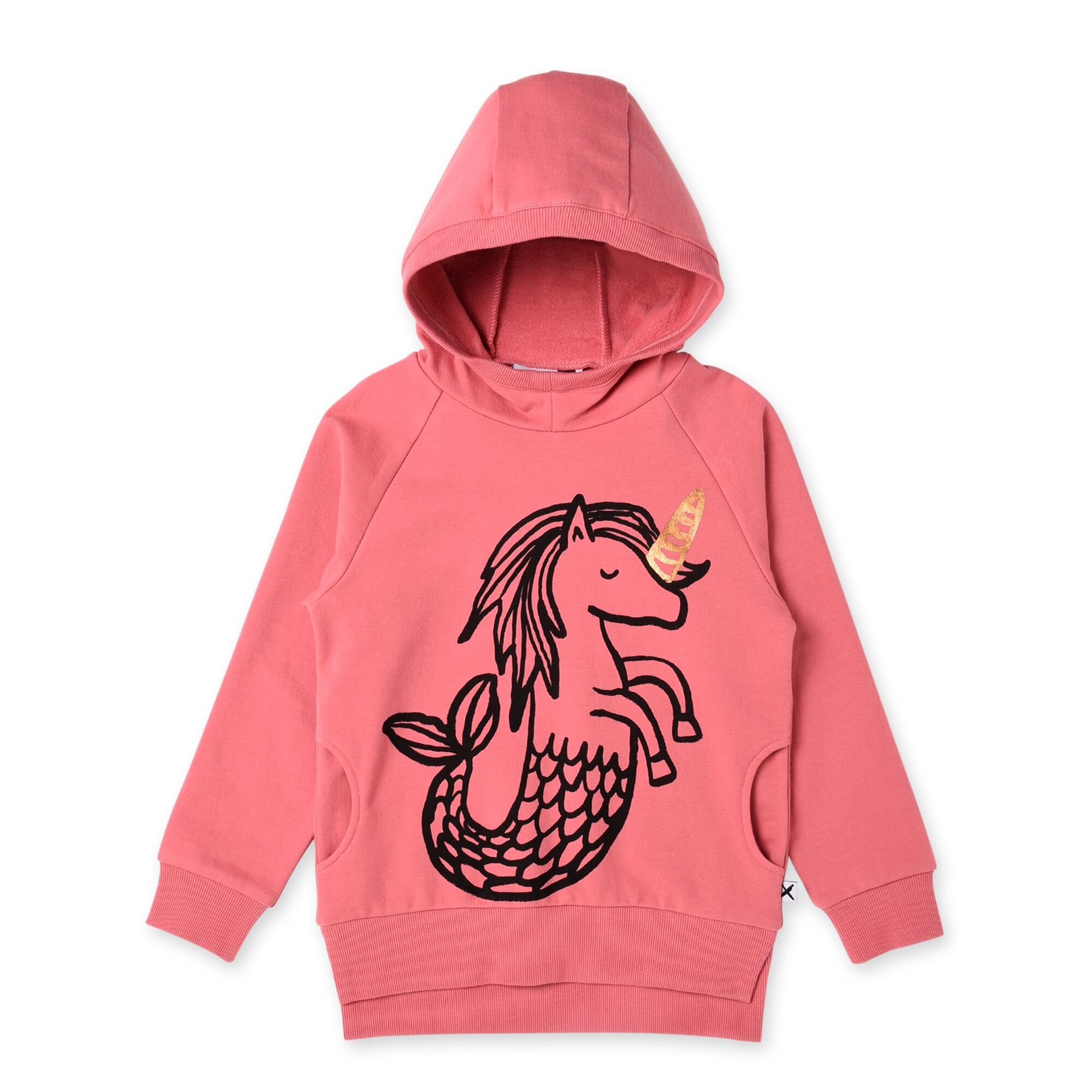 Minti Magical Seahorse Furry Hood - Rose - SHOP BY BRAND-Minti : Kids ...