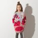 Minti Malaga Knit Dress - Grey/Blush/Raspberry