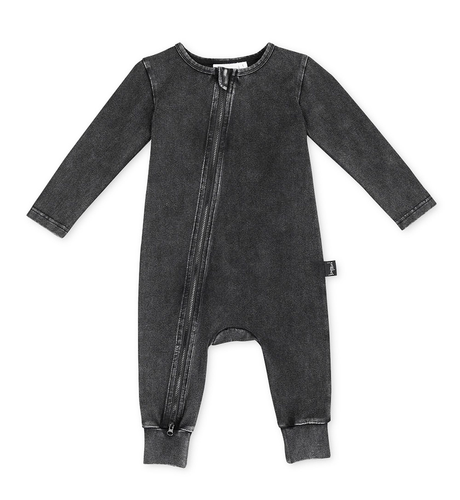 Kapow Essentials Acid Wash Zip All In One