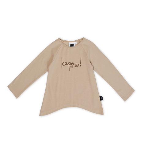 Kapow Logo Raglan Tee - Mushroom
