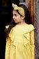 Kapow Mustard Ruffle Waisted Dress