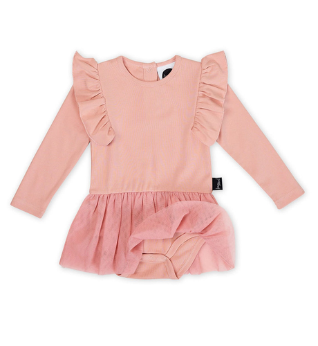 Kapow Dusty Rose Rib Baby Tutu