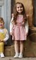 Kapow Dusty Rose Ruffle Corduroy Pinafore