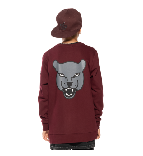 Band of Boys Grey Panther Classic Crew - Maroon