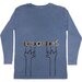 Band of Boys Band of Claws Oversized Tee - Vintage Blue