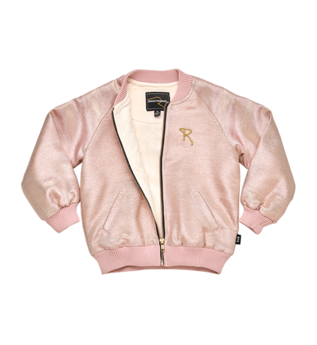 Rock Your Kid Light Gold/Pink Shimmer Jacket
