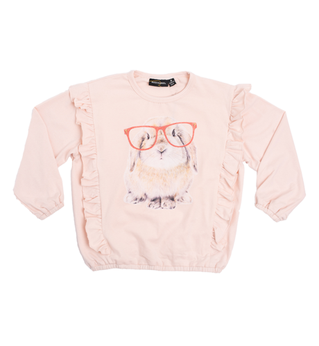 Rock Your Kid Rabbit T-Shirt - Light Pink