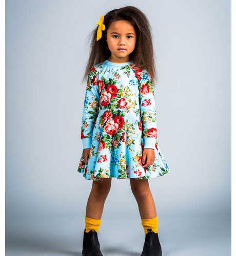 Rock Your Kid French Floral Waisted Dress
