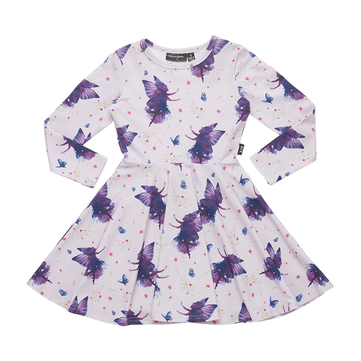 Rock Your Kid Fairy Magic Waisted Dress - Lilac - SHOP BY BRAND-Rock Your  Kid : Kids Clothing NZ : Shop Online : Kid Republic - W20 Rock Your Kid D3  ILUVKR
