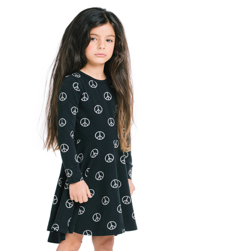 Rock Your Kid Peace Out Waisted Dress