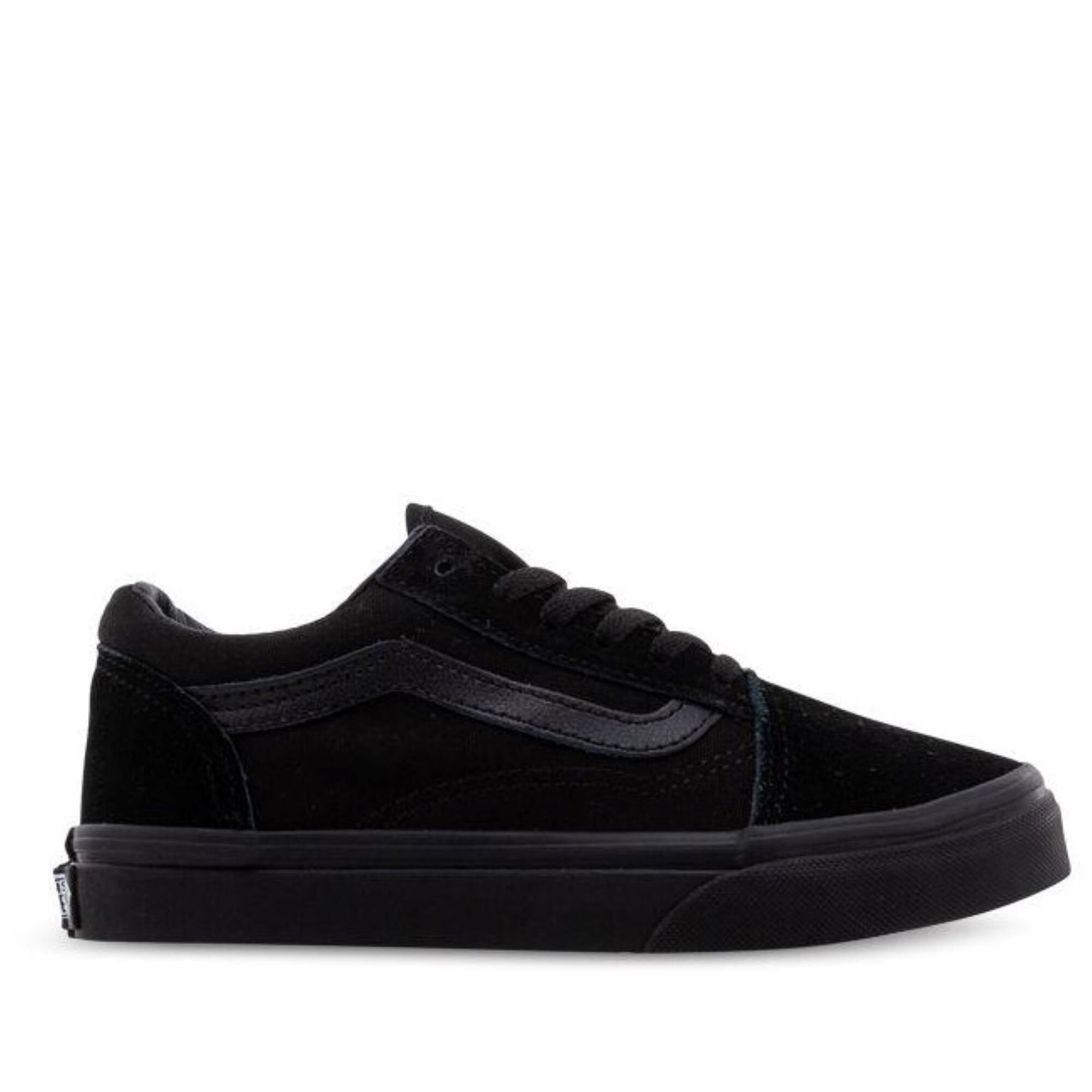 Vans Kids Old Skool Black/Black FOOTWEARBoy Kids Clothing NZ