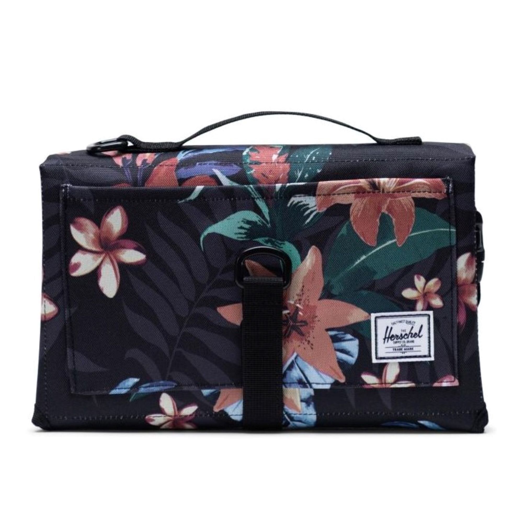 Herschel Sprout Change Mat Summer Floral Black NURSERYNappy Bags