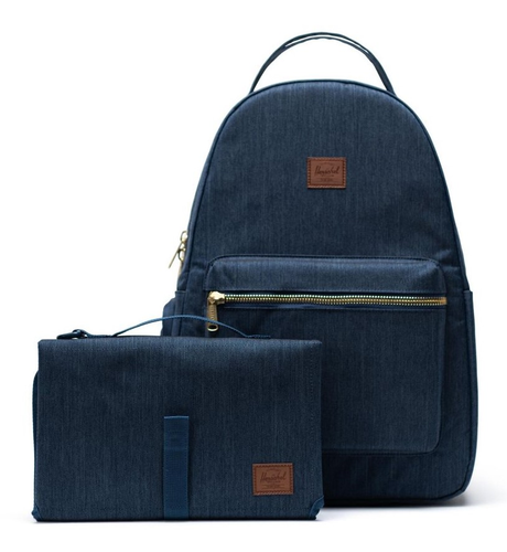 Herschel Nova Sprout Backpack Nappy Bag (25L) - Indigo Denim Crosshatch