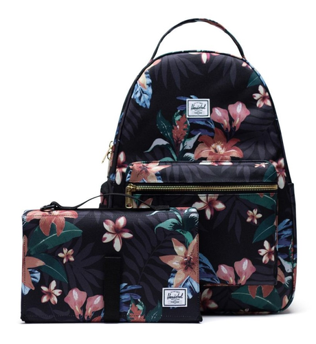 Herschel Nova Sprout Backpack Nappy Bag (25L) - Summer Floral Black