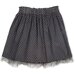 Milky Cord Spot Skirt - Grey