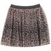 Milky Pleat Skirt - Animal Print