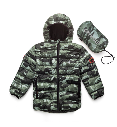 Crywolf Eco-Puffer Jacket - Camo