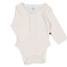 Burrow & Be Rib Henley Body Suit - Natural