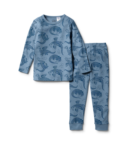 Wilson & Frenchy Organic Little Dragon L/S Pyjama Set